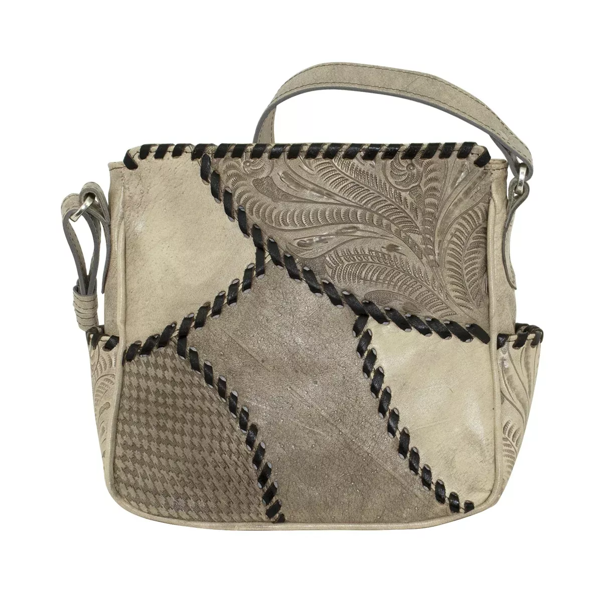 American West Gypsy Patch Zip-Top All Access Crossbody Bag
