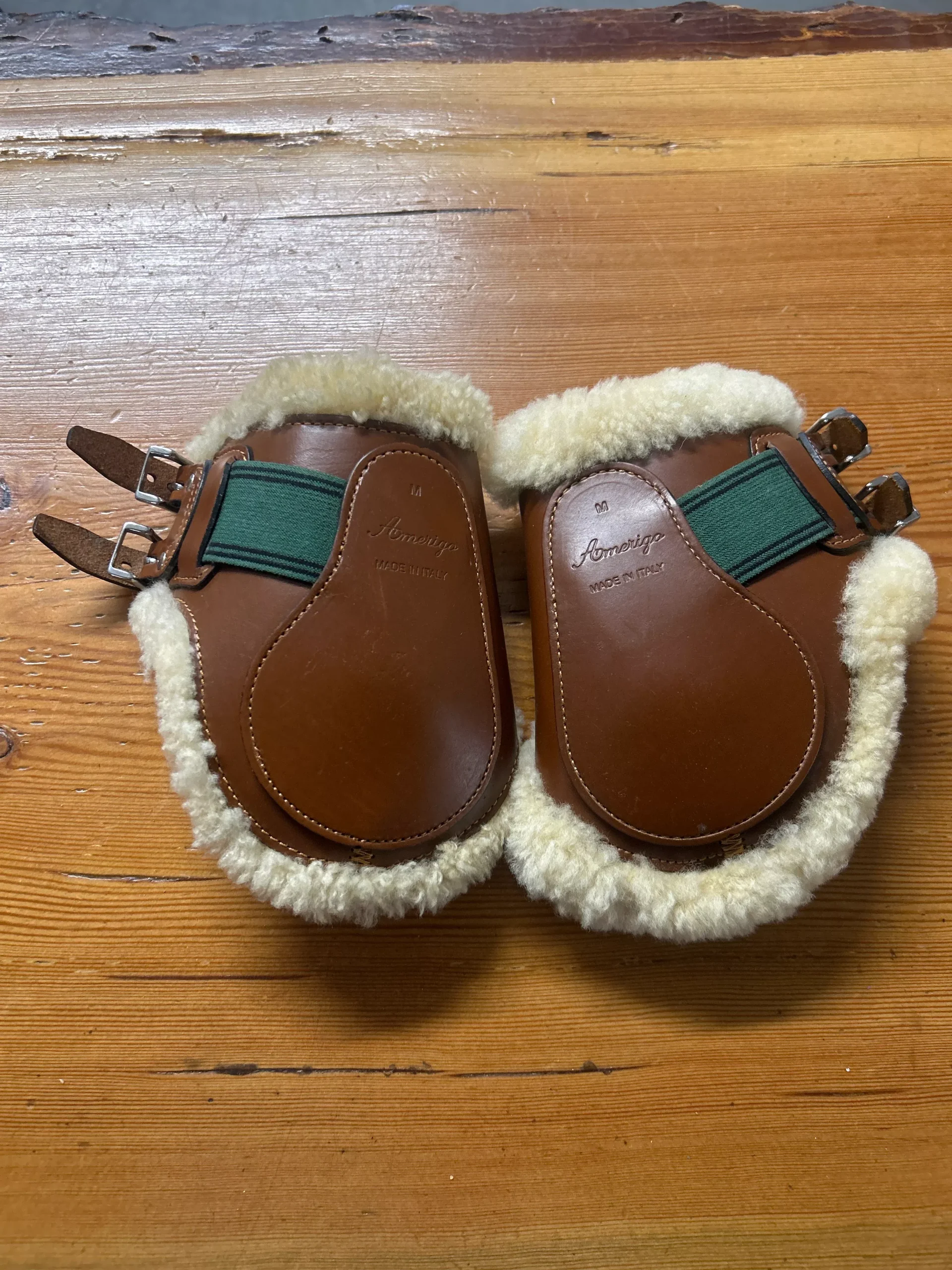 Amerigo Sheepskin Leather Hind Boots