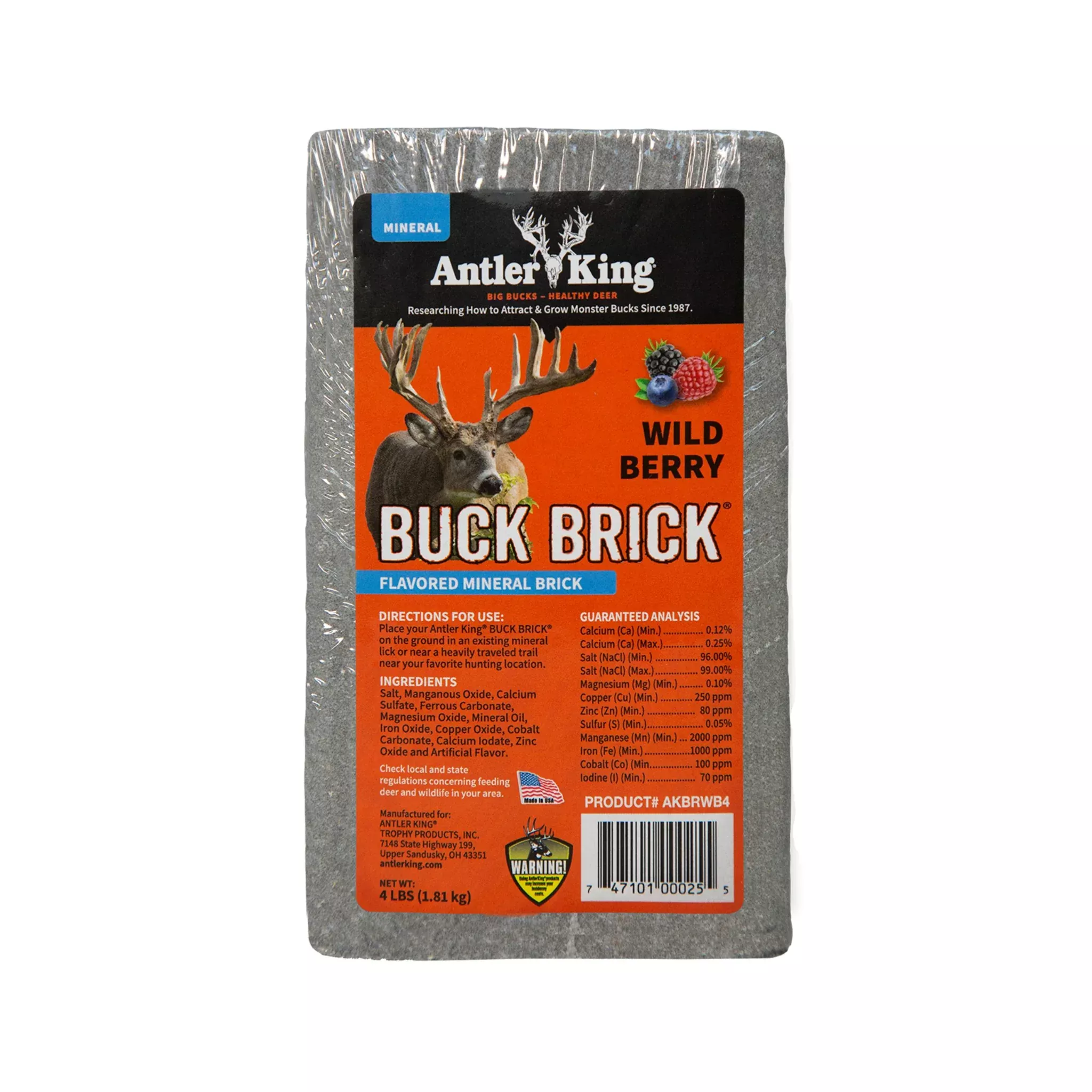 Antler King Buck Brick Deer Mineral