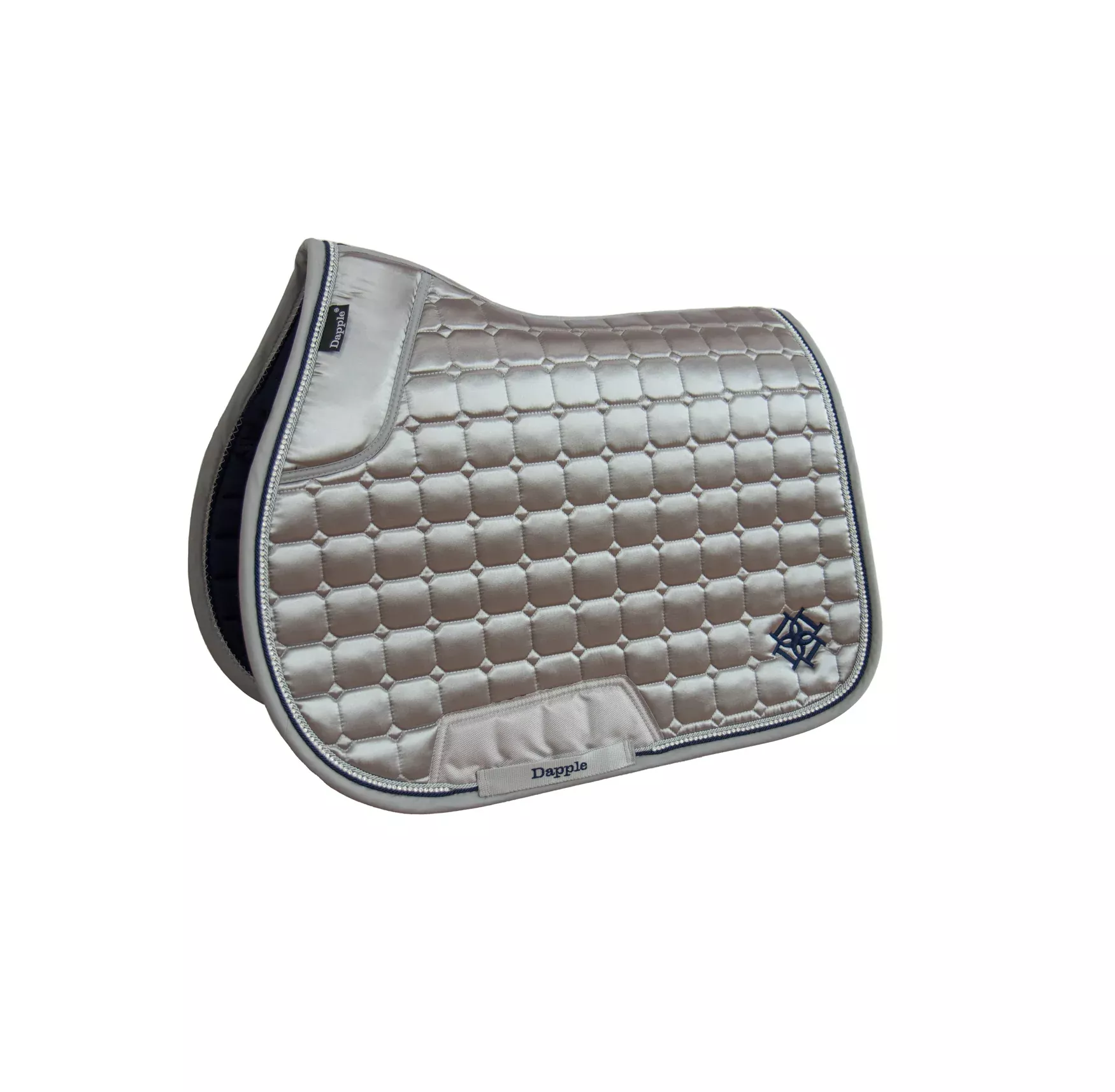 Arctic Silver Diamanté Saddle Pad