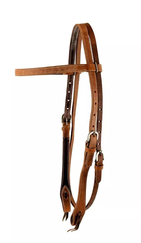 ARGENTINA HARNESS COW LEATHER BROWBAND HEADSTALL