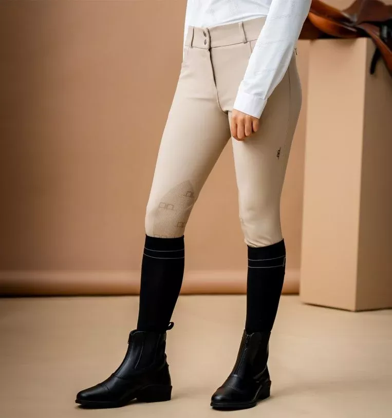 Aria Knee Patch Mid Rise Breeches