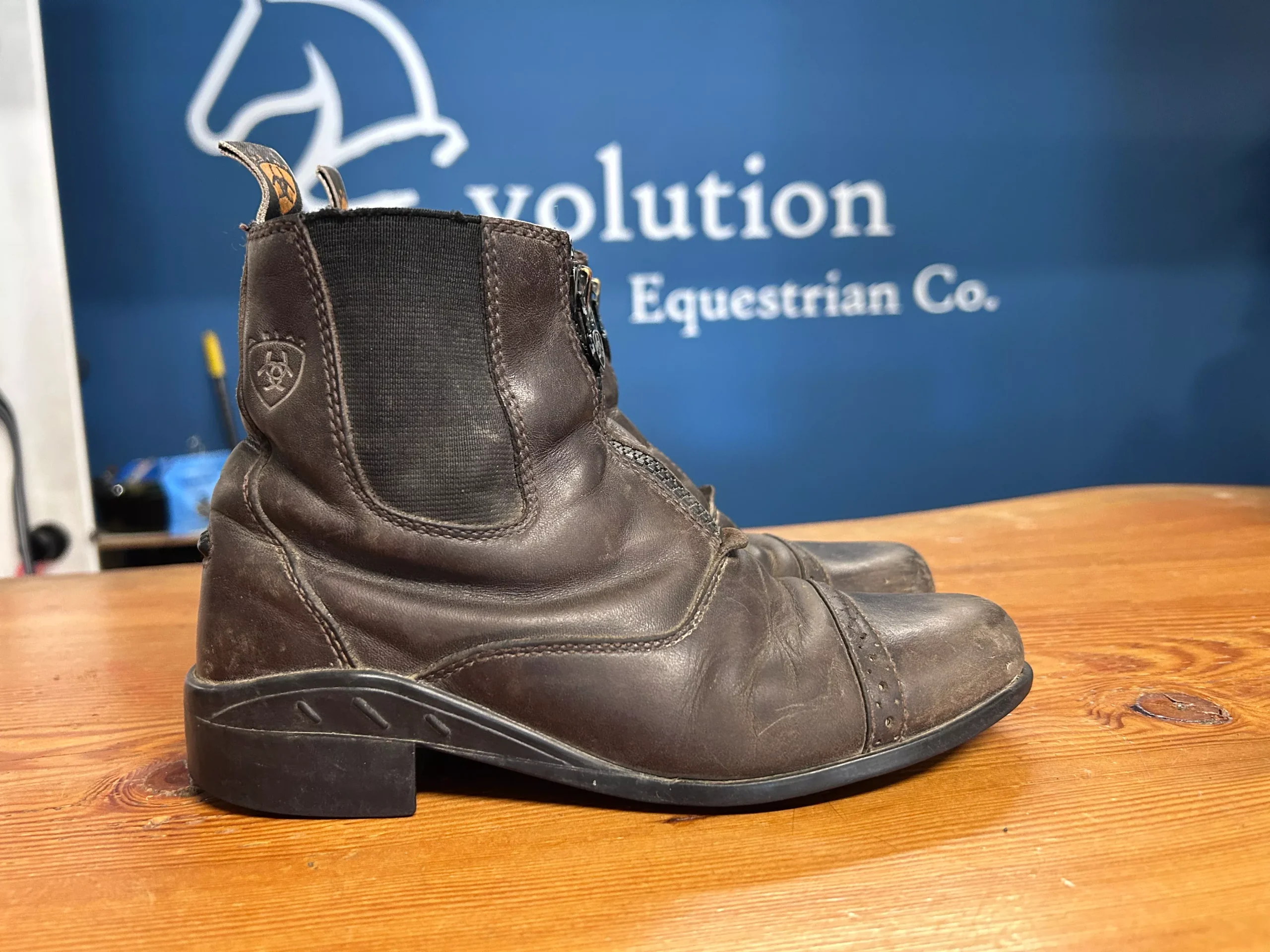 Ariat Kids Paddock Boots Brown Size 2
