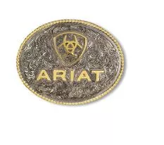 Ariat Large Rope Edge Logo Belt Buckle