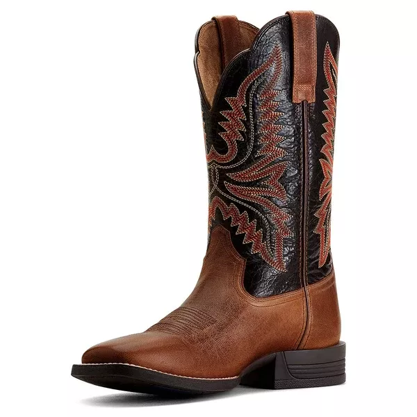 Ariat Mens Western Boot | Brush CrUSk | Mesa Tan / Thunder Brown | US Width