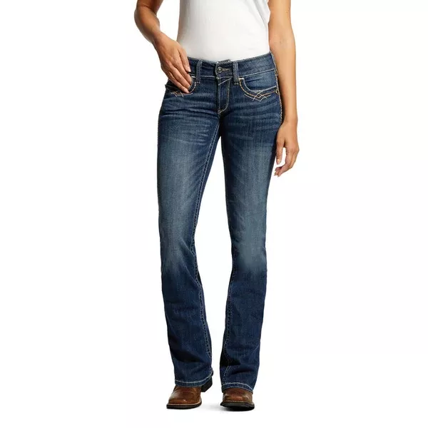 Ariat Midrise Stretch Festival Boot Cut Jean