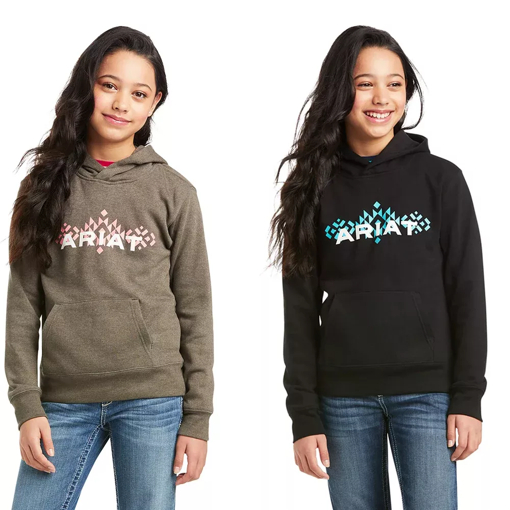 Ariat REAL Kids Logo Hooded Sweatshirt
