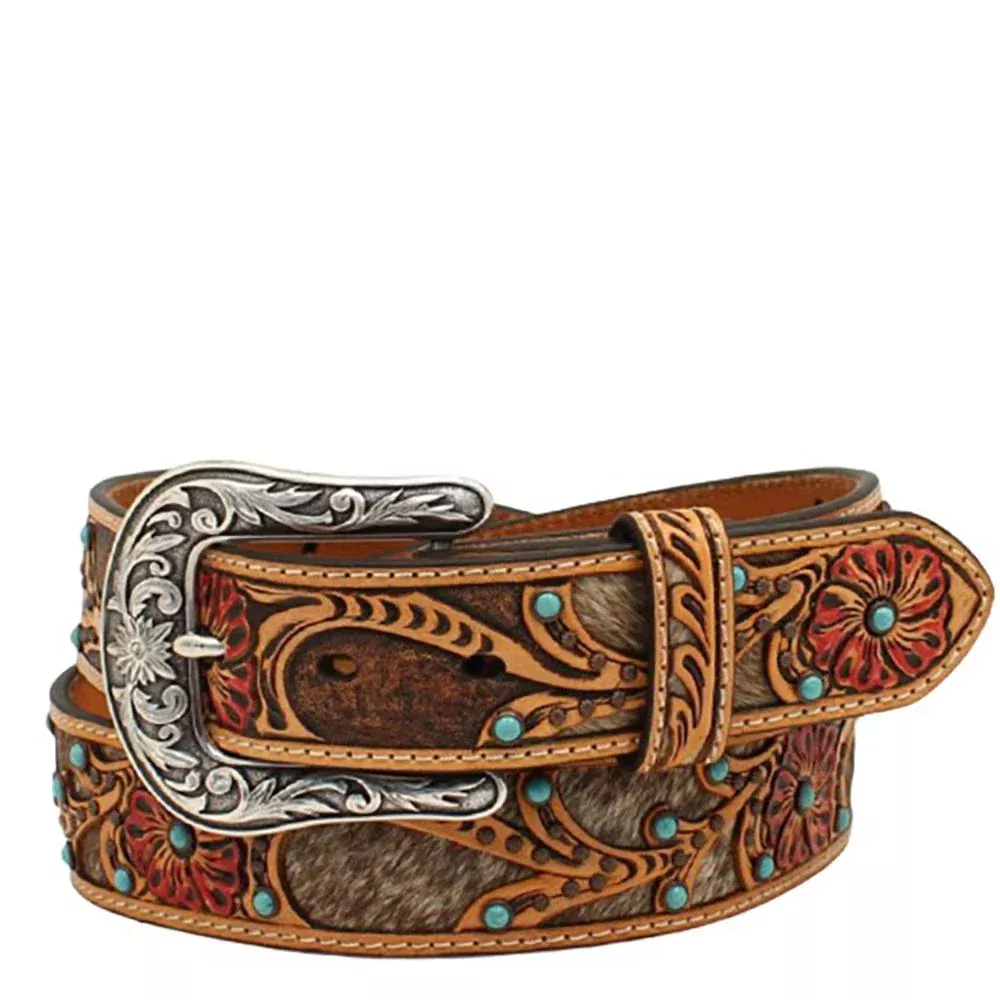 Ariat Red Flower Belt