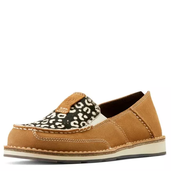 Ariat Womens Cruiser | Dark Tan Suede / Cheetah