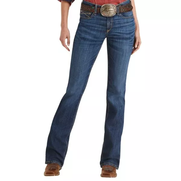 Ariat Womens R.E.A.L. Perfect Rise Boot Cut Leila Jeans