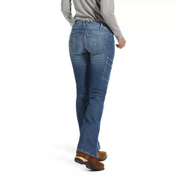 Ariat Womens Rebar Jeans | Durastretch Bootcut | Raven Sofia | Short Leg