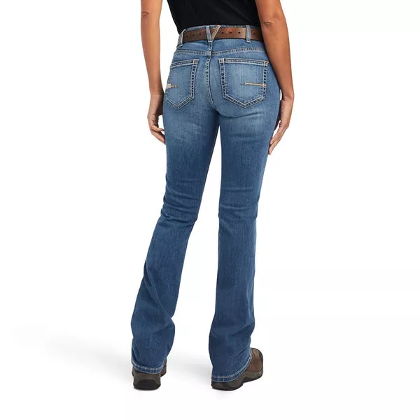 Ariat Womens Rebar Jeans | Work Flex Bootcut | Riveter Malibu | Regular Leg