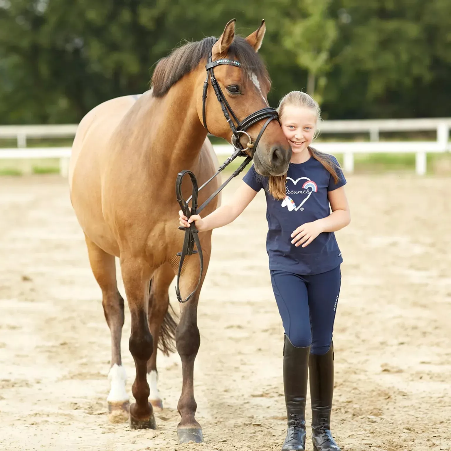 Ariat Youth Tri Factor Grip Full Seat Breech