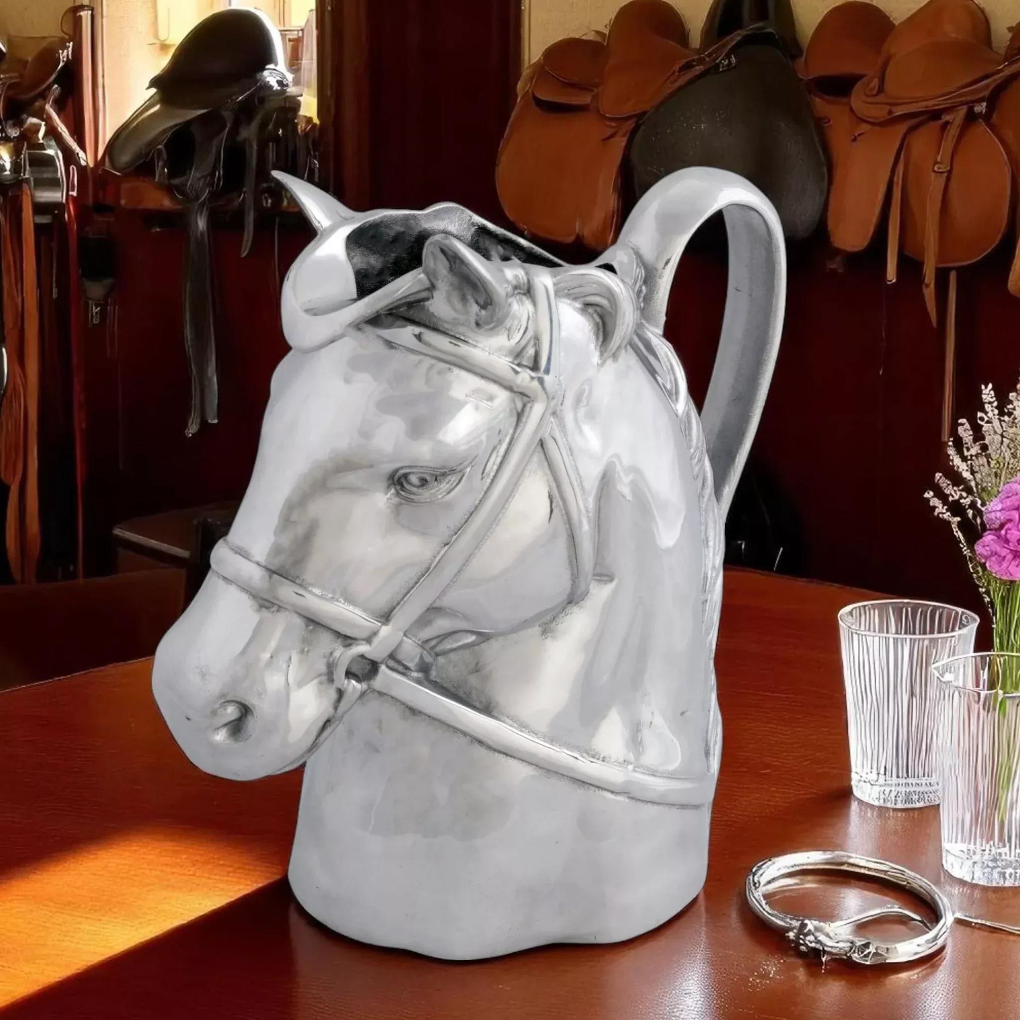 Arthur Court Thoroughbred Pitcher