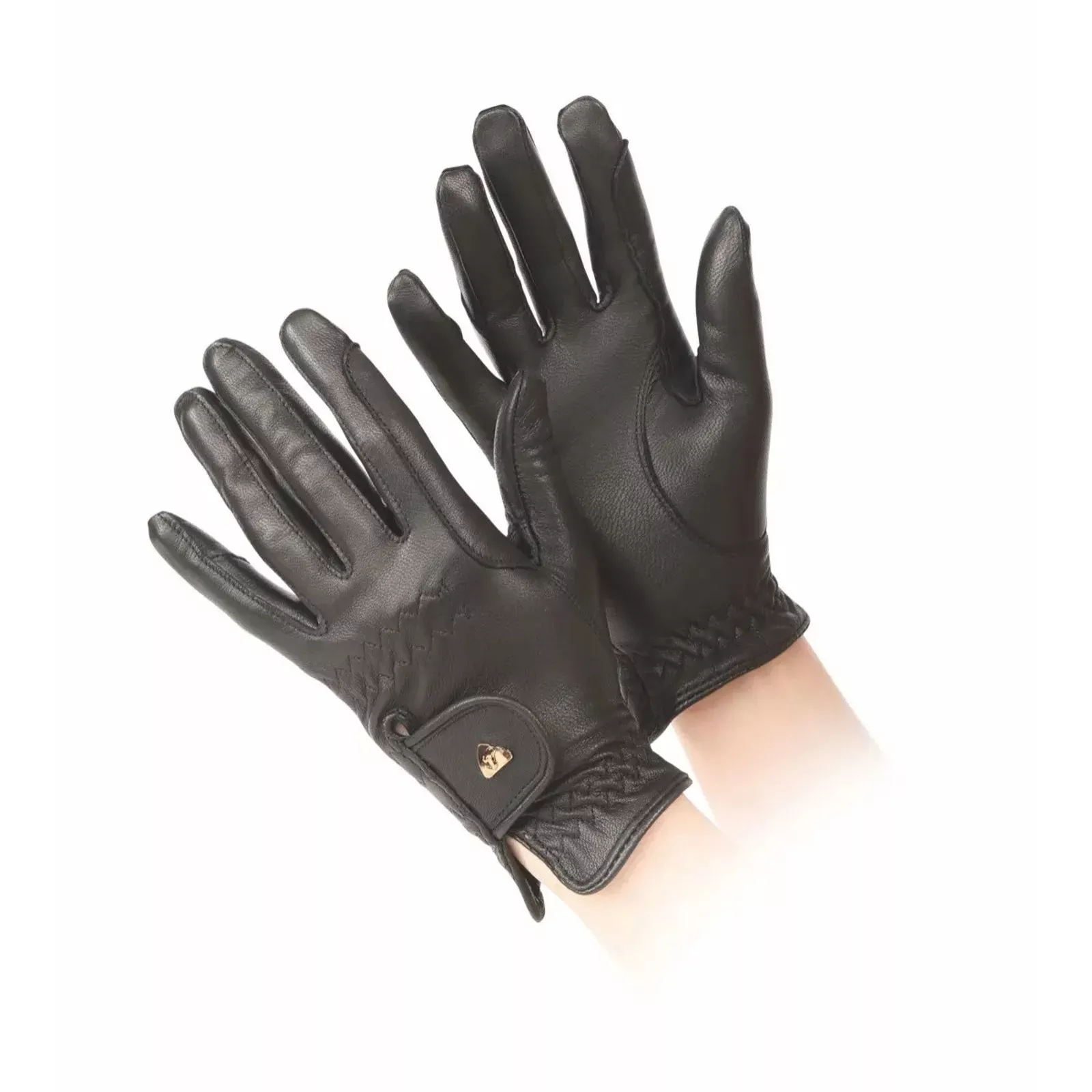 Aubrion - Estade Leather Riding Gloves - Ladies