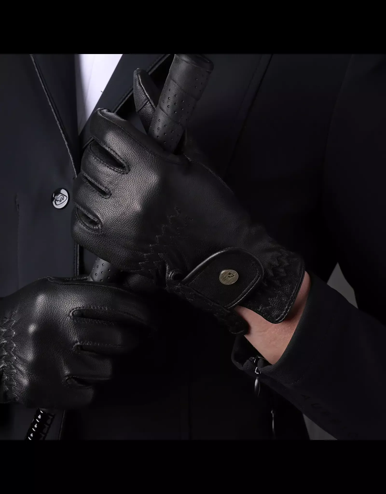 Aubrion - Estade Premium Leather Riding Gloves - Ladies