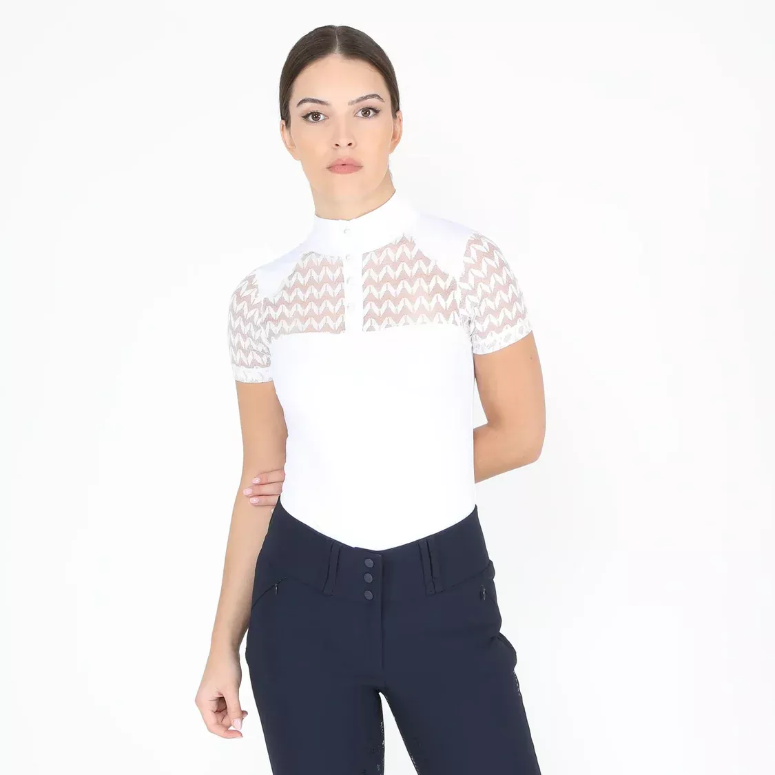 Aubrion Optima VX Show Shirt - White