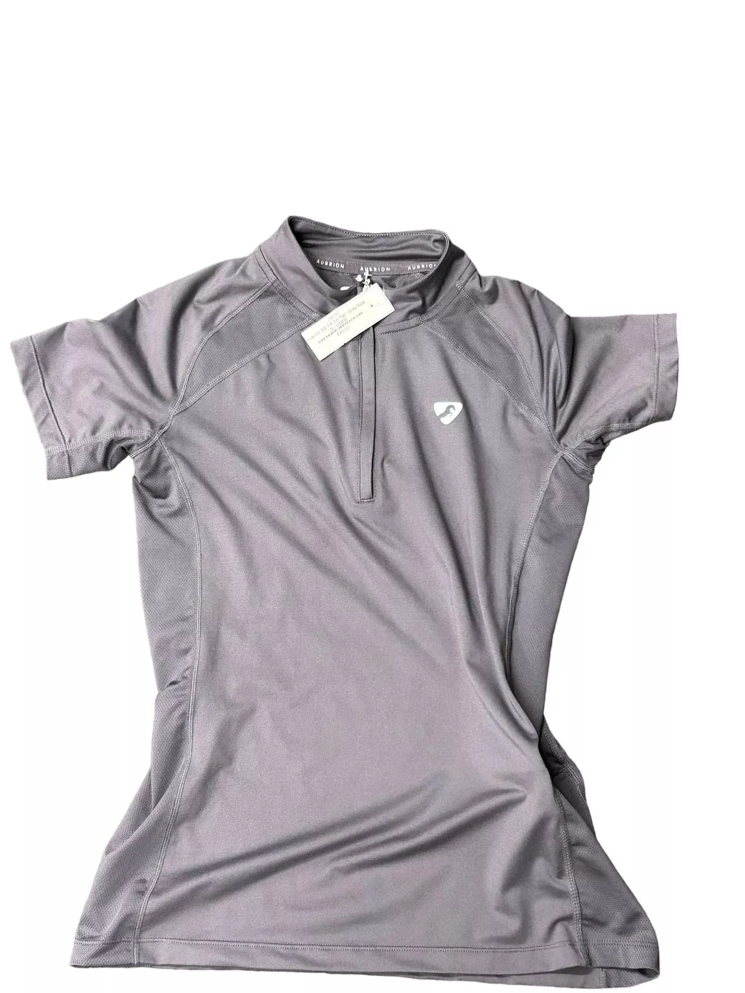 Aubrion SS 1/4 Zip Top - Grey Size S - USED