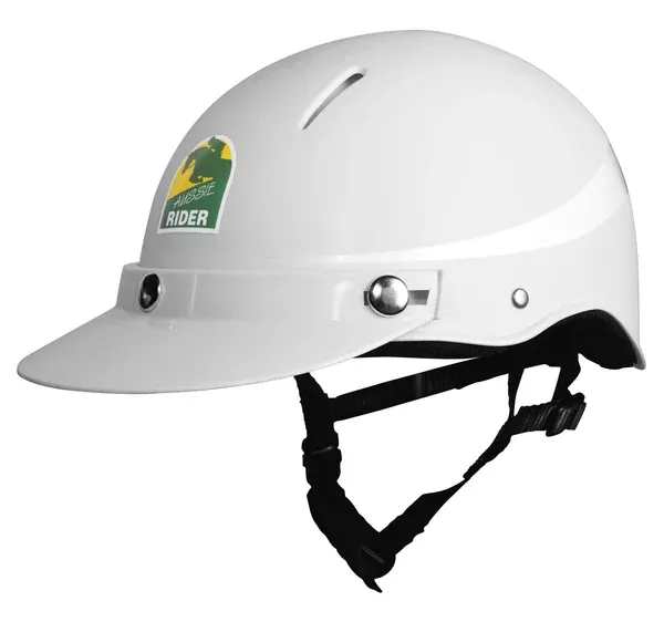 Aussie Rider Helmet | White