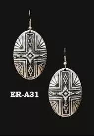Austin Accent Earring Oval SW MADE IN USA ERA31