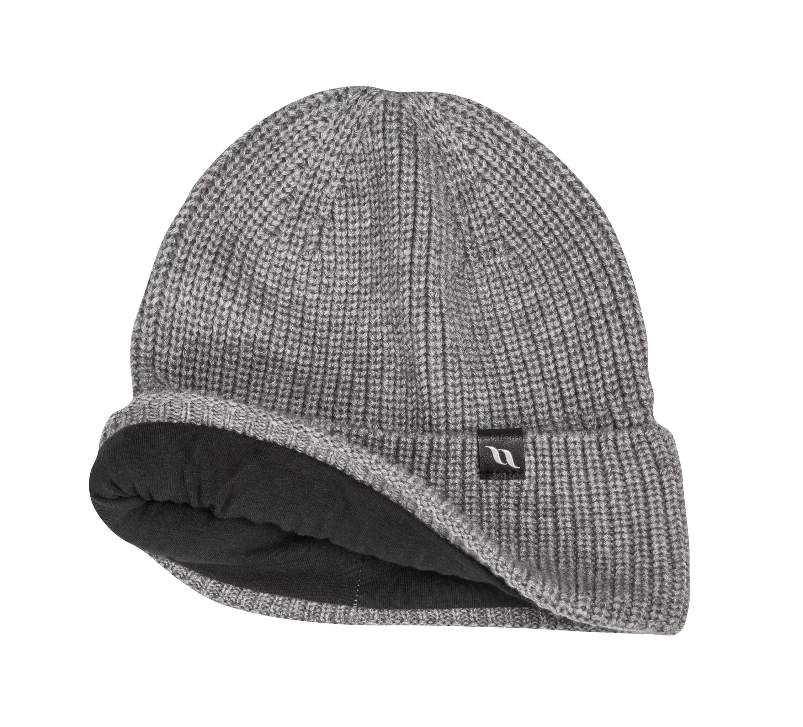 Ava Woolblend Knitted Beanie with Cuff