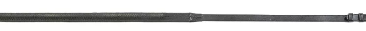 Avignon - Buckle Soft Rubber Grip Reins - Black