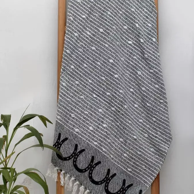 AWST Cotton Throw Horseshoes