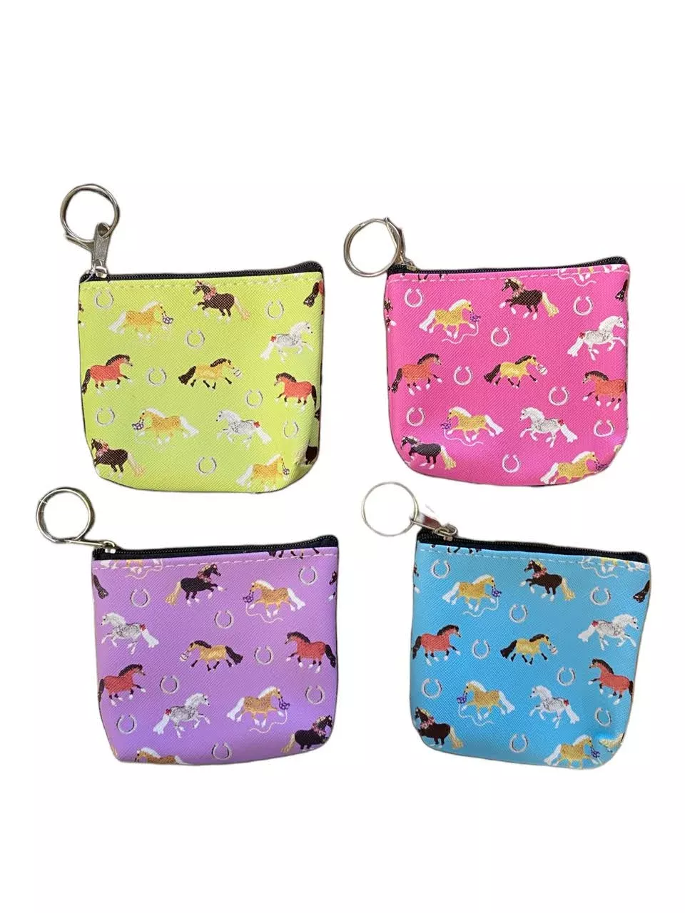 AWST Int'l - Lila Puff Pony Coin Purses - Assorted