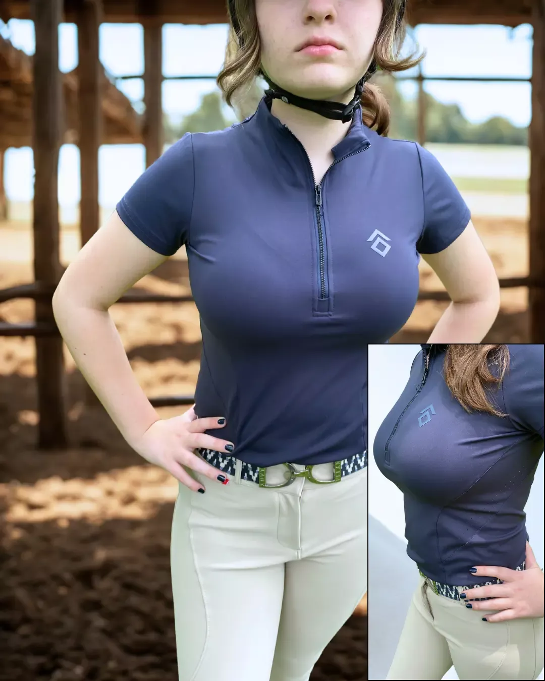 Aztec Diamond Short Sleeve Vented Training Top