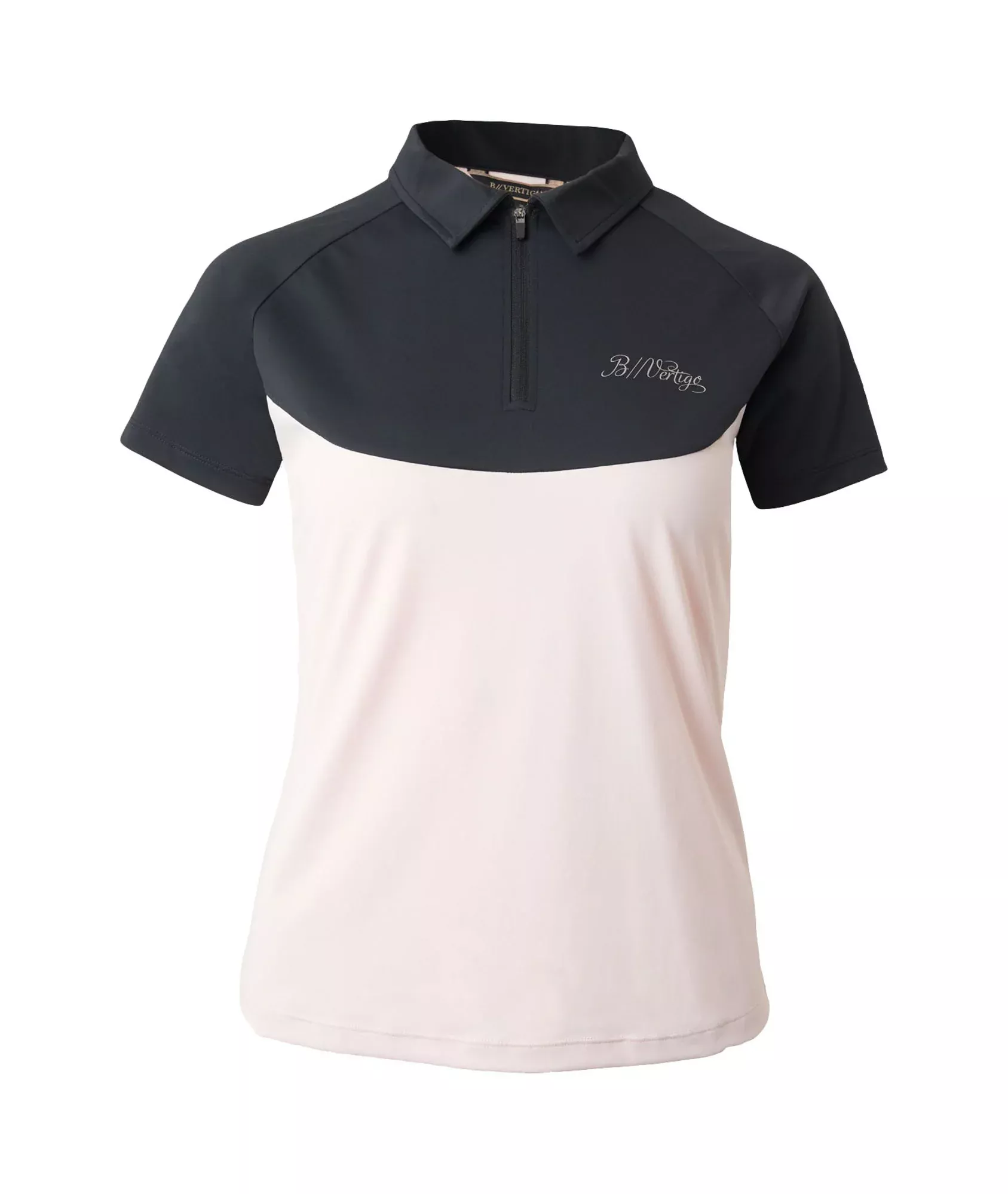 B Vertigo Ariella Womens Polo Shirt - Mauve Chaulk