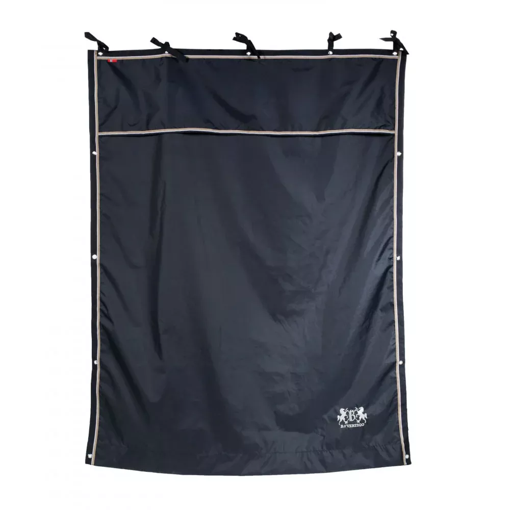 B Vertigo Cascada Box Curtain - Dark Navy