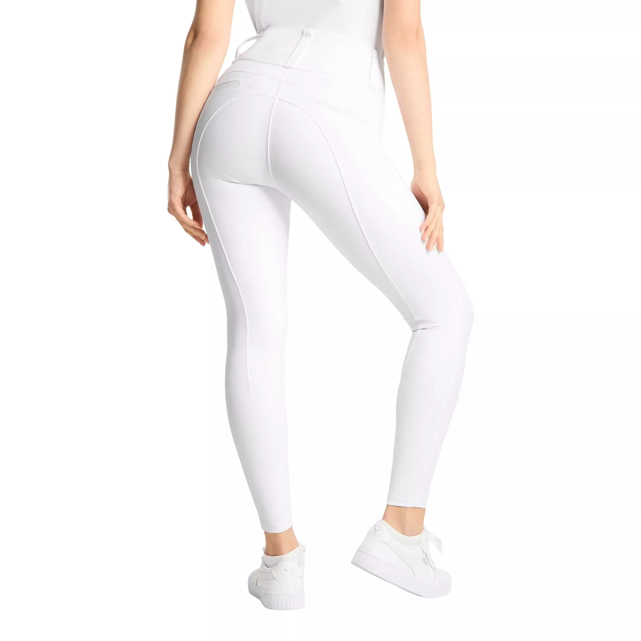 B Vertigo Diana Womens Compression Pull-On Breeches - White