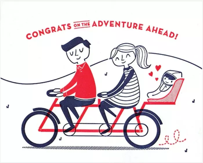 Baby Bicycle Congrats
