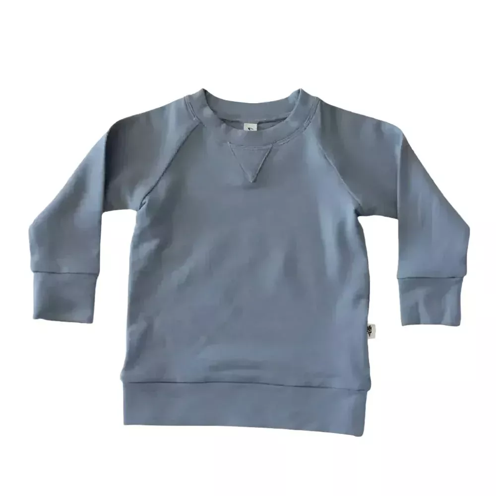 Babysprouts Raglan Sweatshirt - Slate Blue