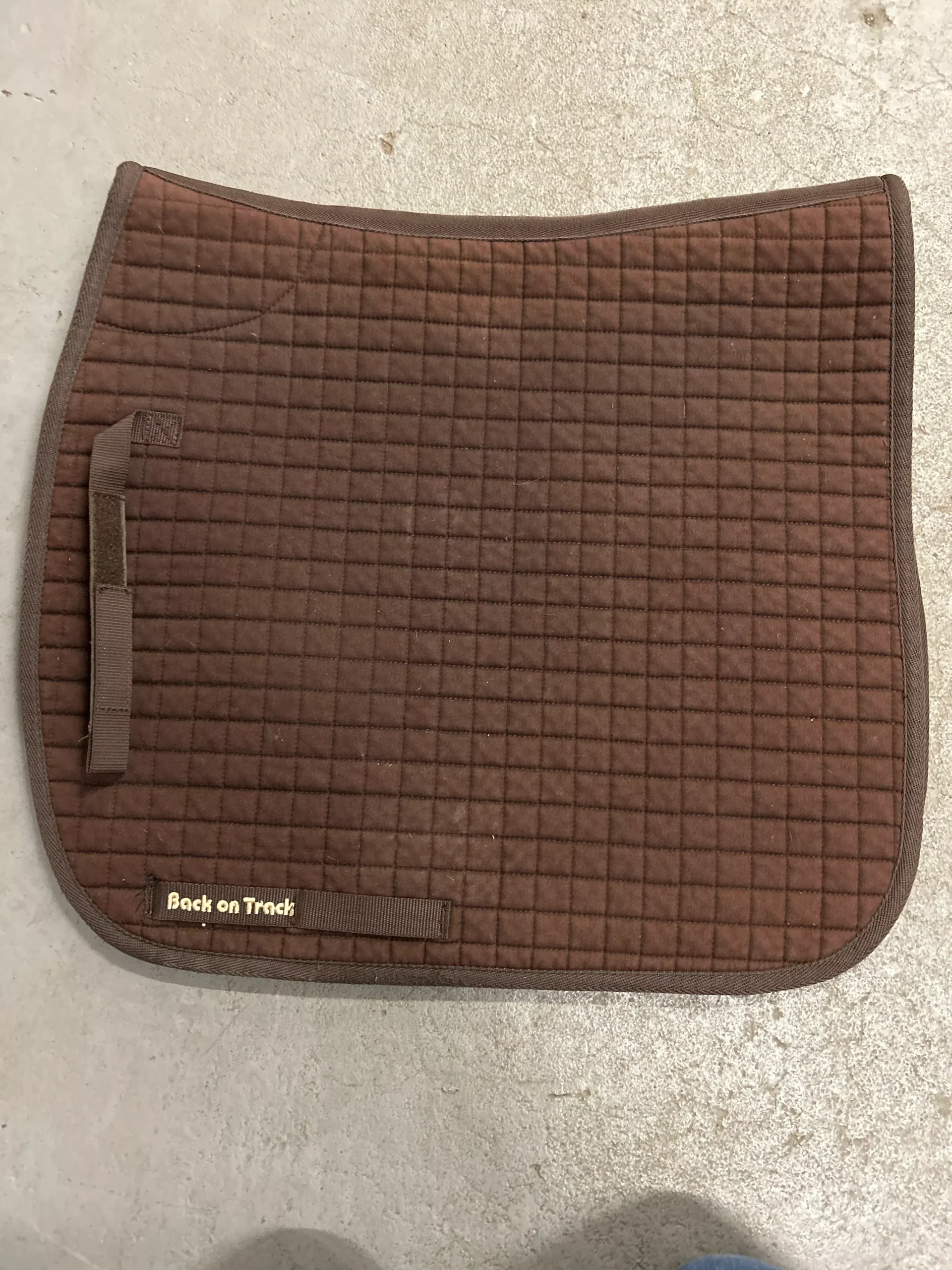 Back on Track Chocolate Dressage Saddle Pad