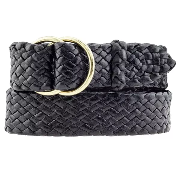 Badgery Belts | Longreach 11 Plait | Black