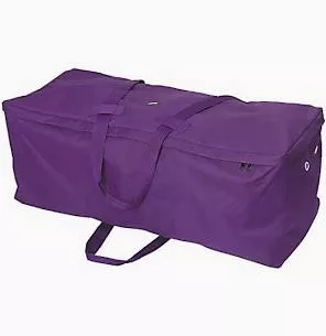 Bale of Hay Storage Bag Purple with carry storage case