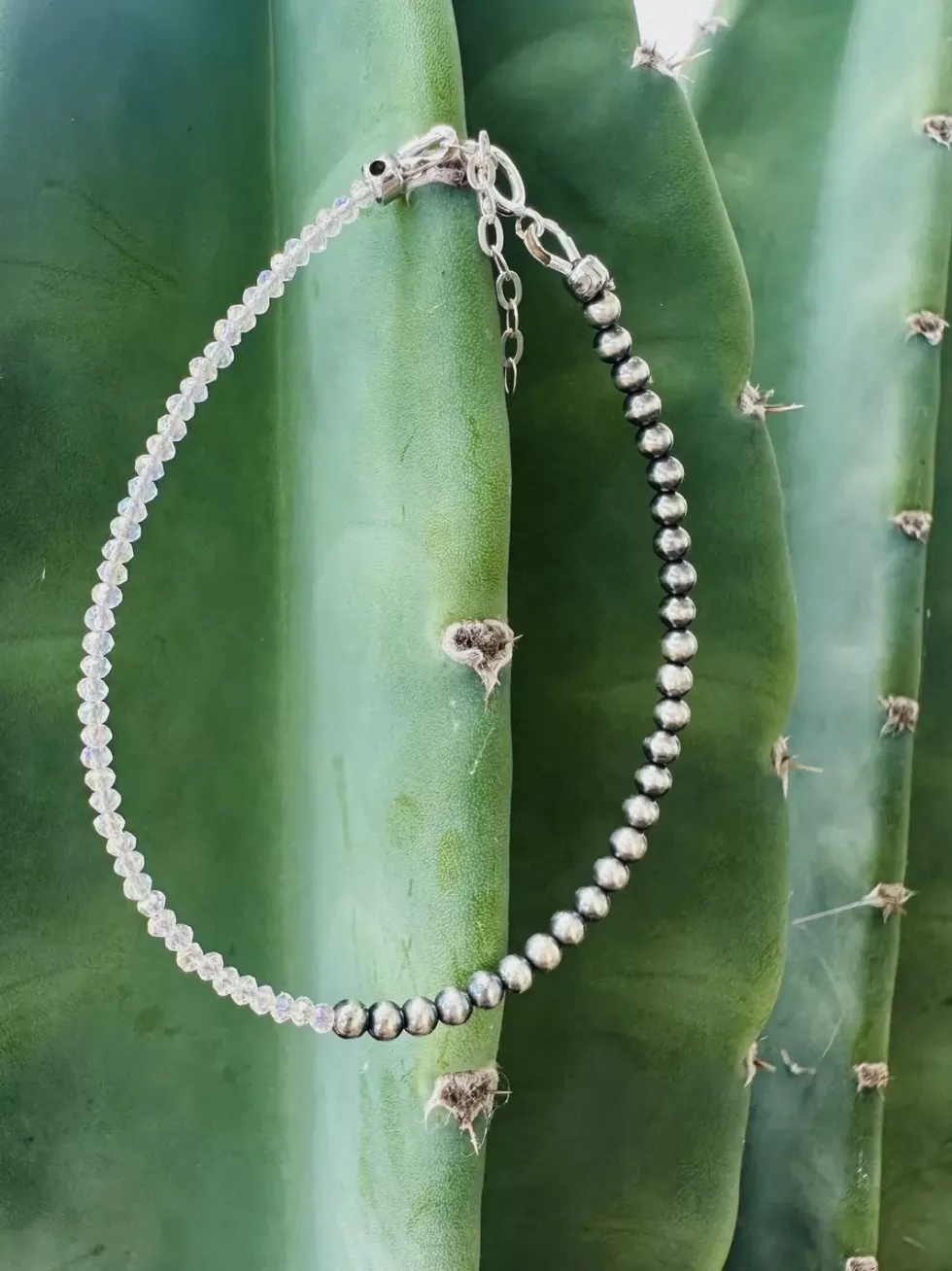 BAMR - Navajo Pearls Crystal Bracelet