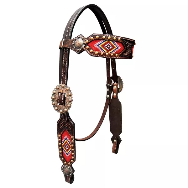 Bar H Equine Horse Leather Wither Strap
