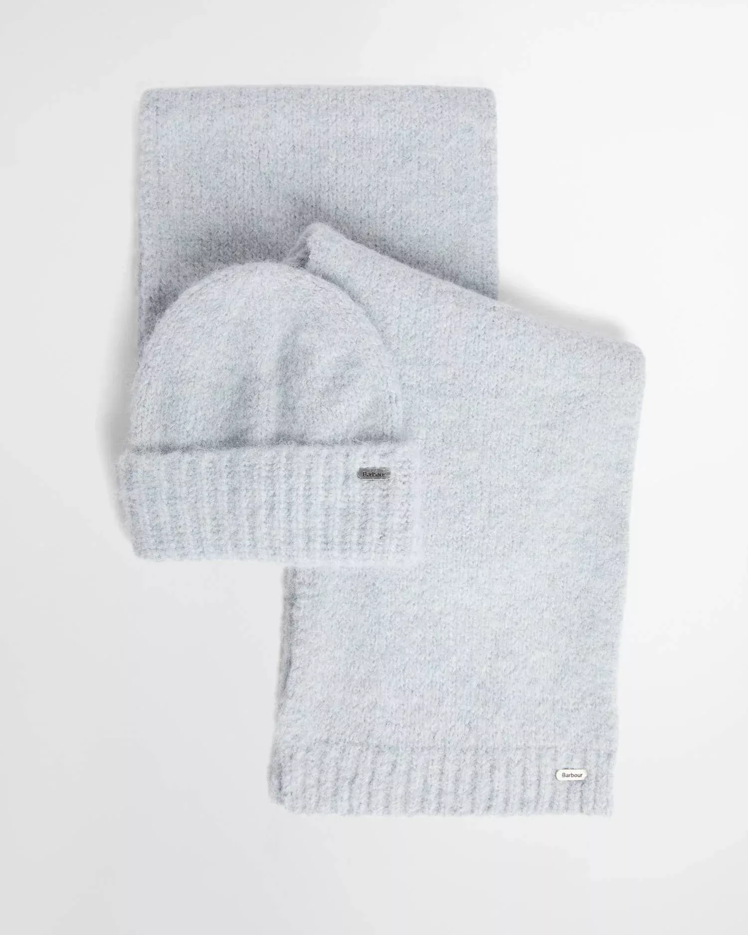 Barbour Emmy Beanie & Scarf Gift Set - soft blue