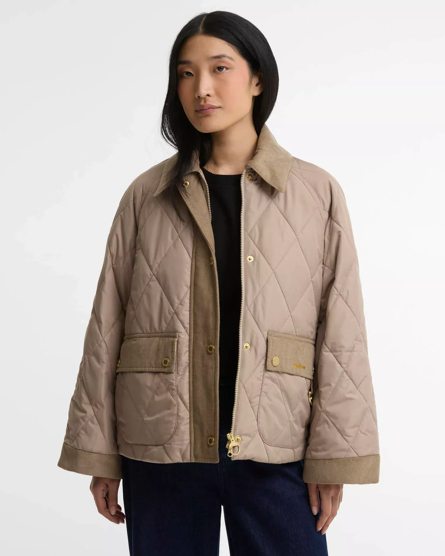 Barbour Kilnwick Quilted Jacket - lt trench/ancient