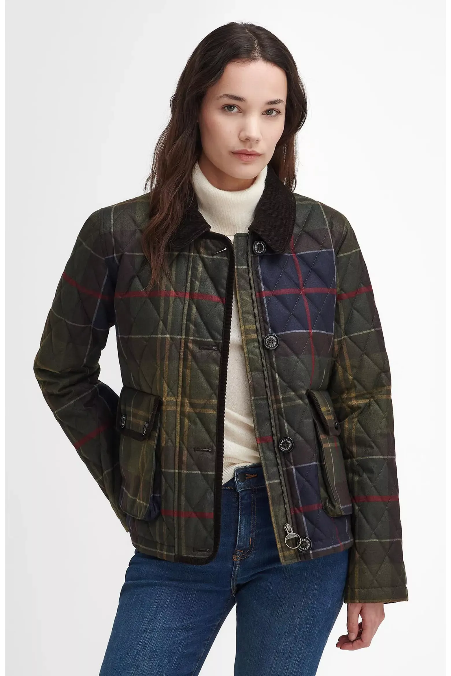 Barbour Louden Quilted Jacket - classic tartan