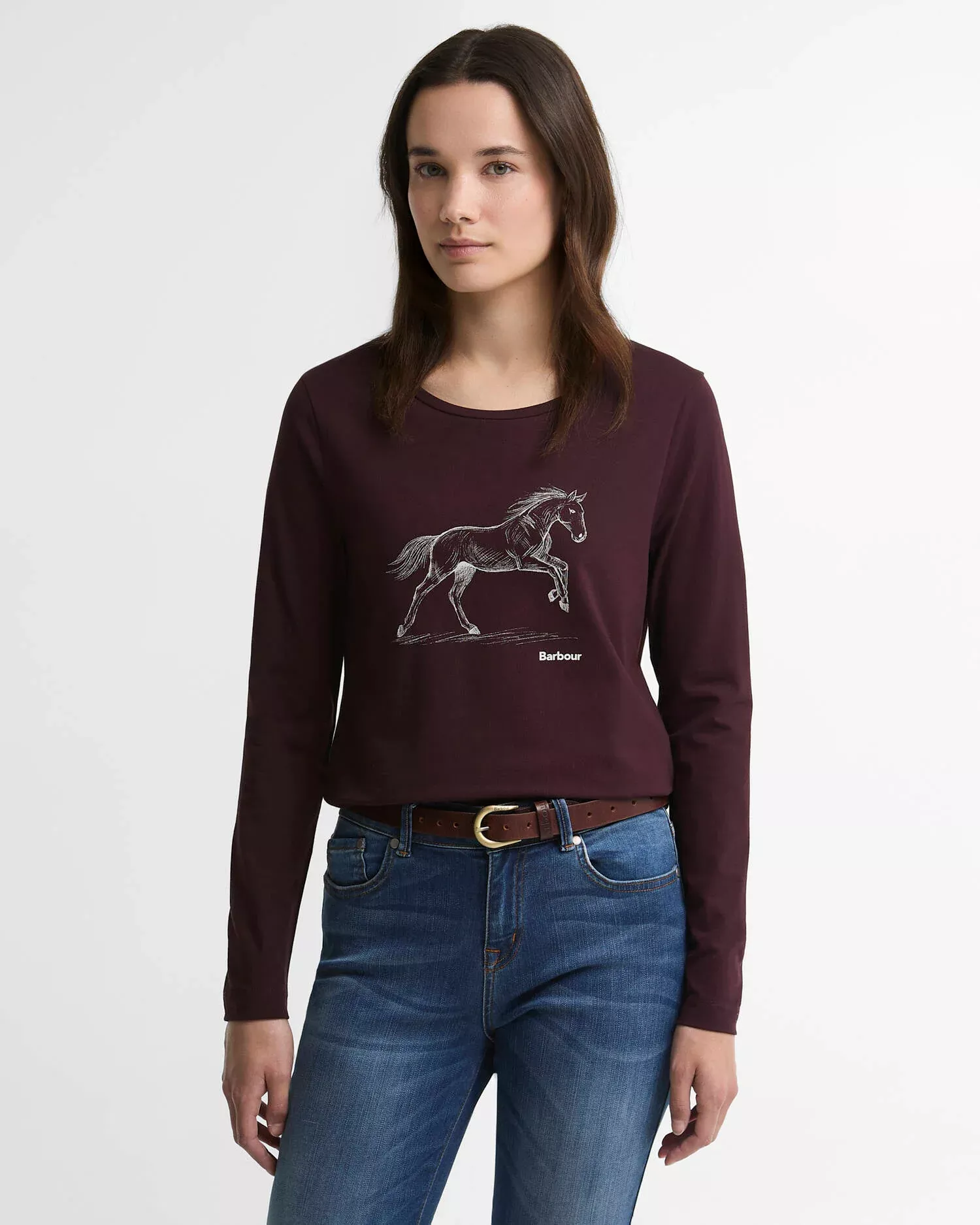 Barbour Rosamund Long Sleeve T-Shirt - fig