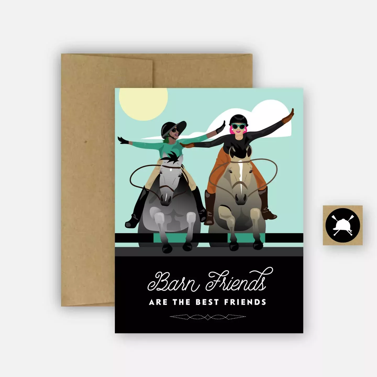 Barn Friends Card