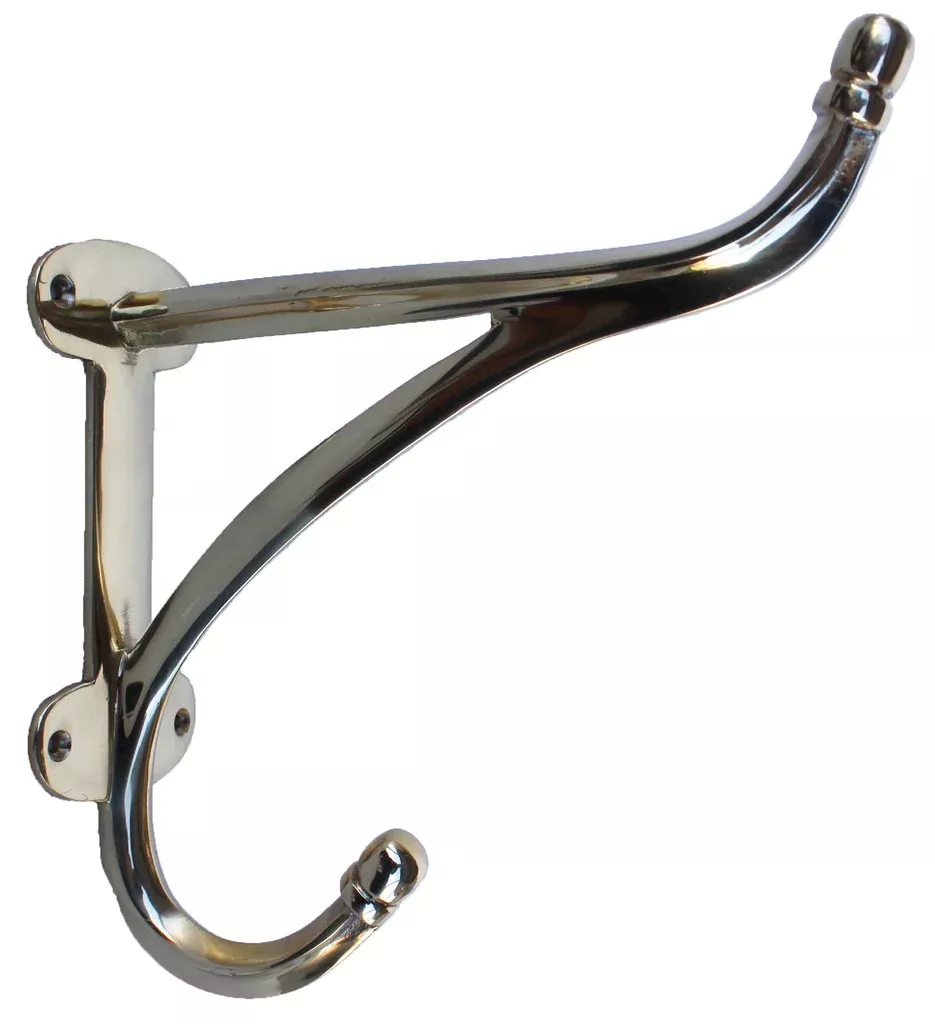 Barn Home Decor 8" Wall Mounted Double Hook Rack Bridle Tack 6779