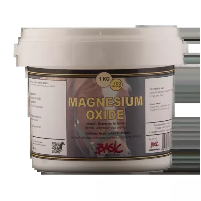 Basic Equine Nutrition Magnesium Oxide Pure 1 kg