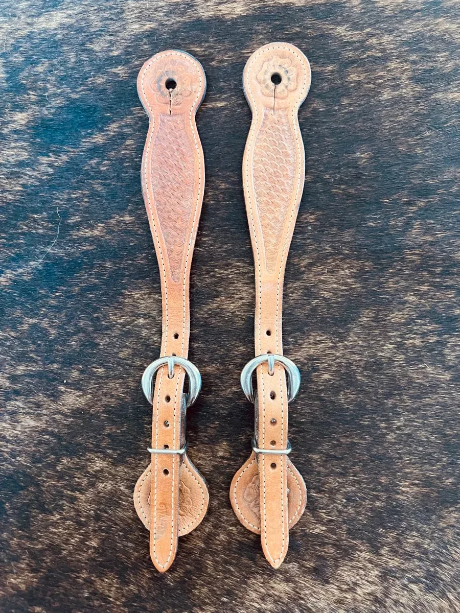 Basketweave Spur Straps by Weaver Leather