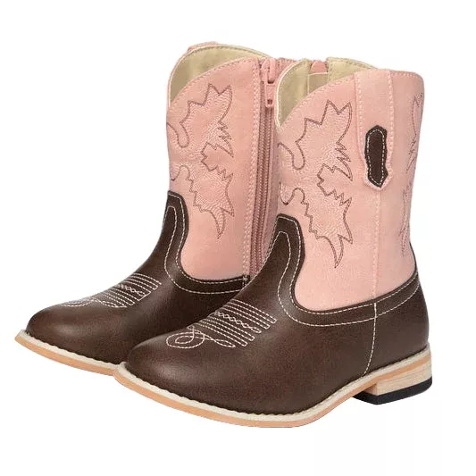 Baxter Junior Western Boot | Light Pink