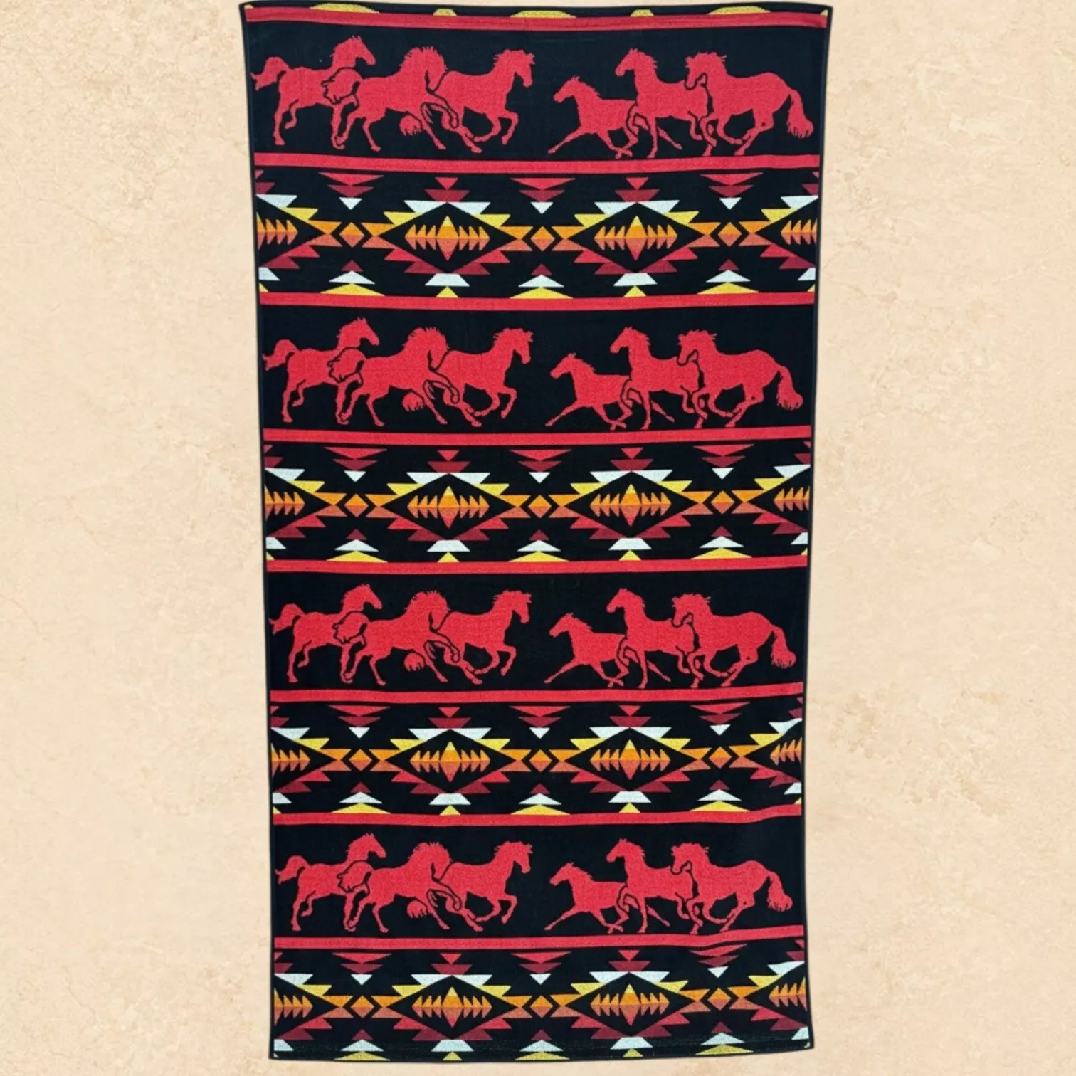 Beach Towel Red Rock Stampede