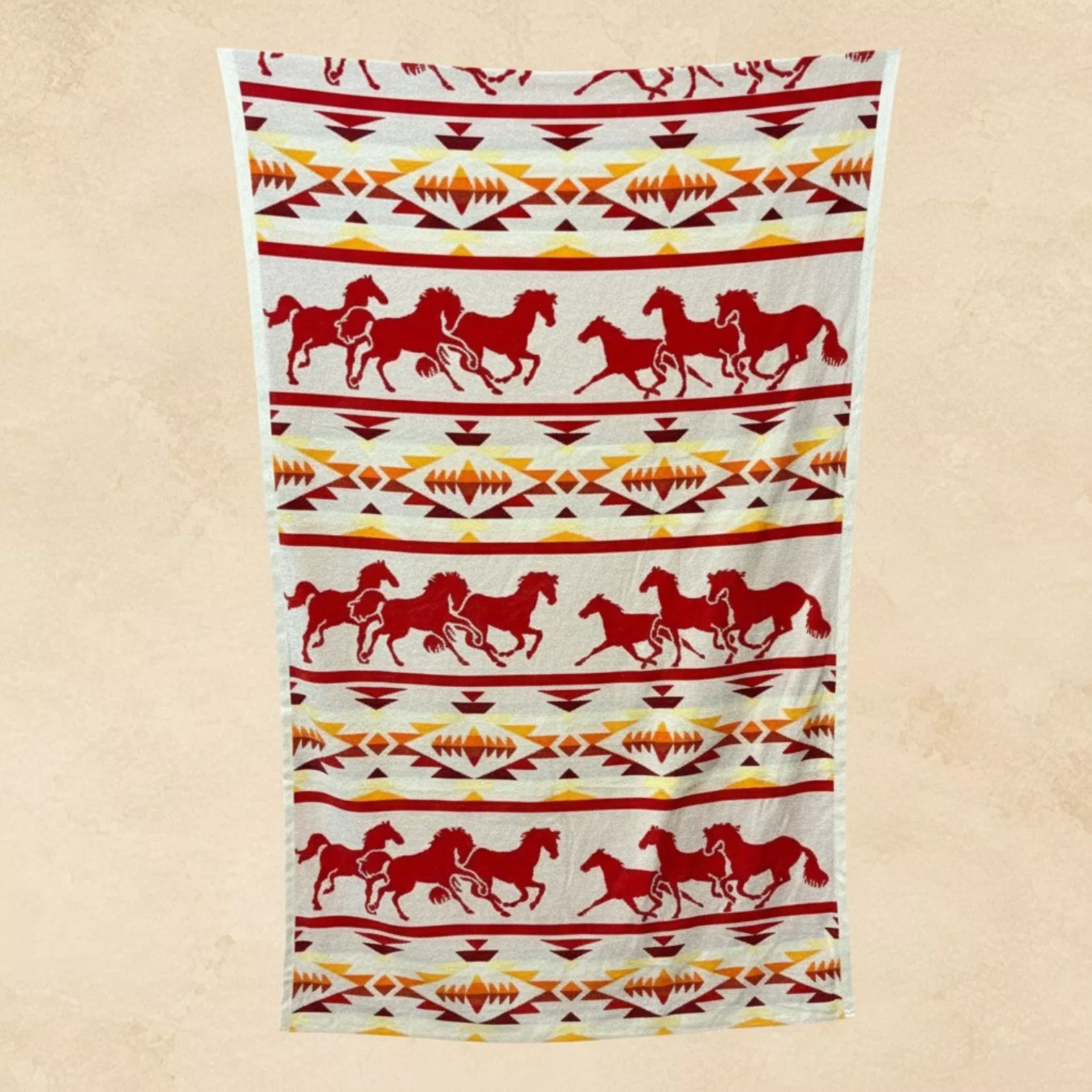 Beach Towel Sunset Stampede